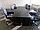 Комплект офисной мебели П6У. Цвет венге. В НАЛИЧИИ. Шесть рабочих мест, фото 7