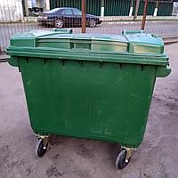 Контейнер для мусора пластиковый 660 л зеленый, Иран, фото 1