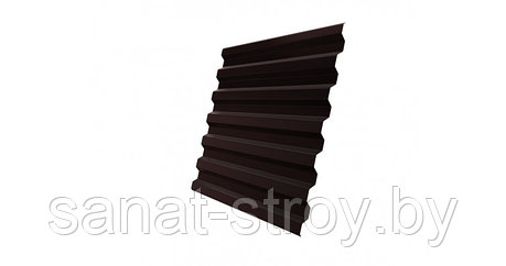 Профнастил С21R 0,4 PE RAL 8017 шоколад, фото 2