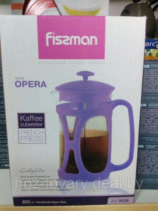 Френч-пресс Fissman  Opera 0,8 л арт. 9036