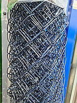 Сетка рабица в ПВХ 1.8 * 10 м яч 55*55 ф2.4 мм "Синий космос", фото 2