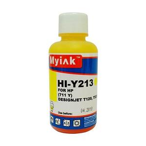 Чернила MyInk HP T120/ T520 (711), HI-Y213, 100 мл, Y (желтый)