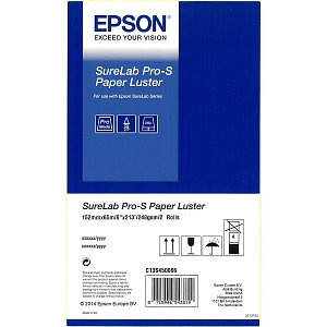 Бумага 6" (152 мм x 65 м) Epson SureLab Pro-S Paper Luster, 248 г/ м², 2 рулона, C13S450066BP