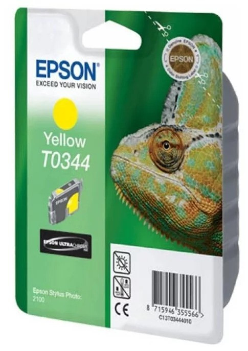 Картридж T0344/ C13T03444010 (для Epson Stylus Photo 2100) жёлтый