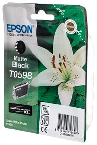 Картридж T0598/ C13T05984010 (для Epson Stylus Photo R2400) матовый чёрный