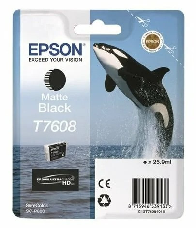 Картридж T7608/ C13T76084010 (для Epson SureColor SC-P600) матовый чёрный
