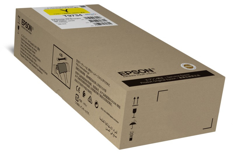 Чернила Epson WF-C869RDTWF (O) C13T973400, Y, XL