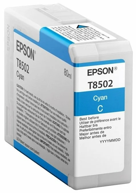 Картридж T8502/ C13T850200 (для Epson SureColor SC-P800) голубой