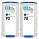 Картридж 70/ CB349A (для HP DesignJet Z3100/ Z3200) синий, двойная упаковка, фото 2