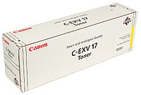 Картридж C-EXV17Y/ 0259B002 (для Canon imageRUNNER C4080/ C4580/ C5180/ C5185) жёлтый
