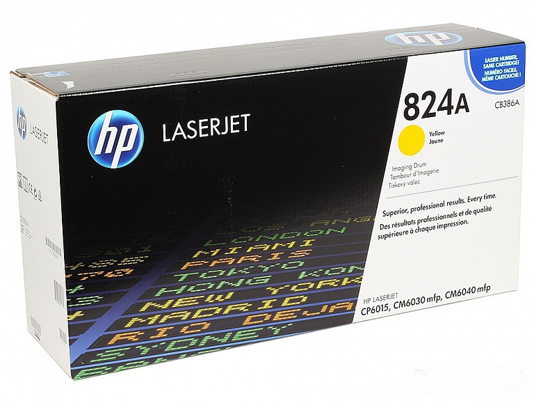 Драм-картридж 824A/ CB386A (для HP Color LaserJet CP6015/ CM6030/ CM6040) жёлтый