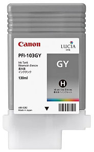 Картридж PFI-103GY/ 2213B001 (для Canon imagePROGRAF iPF5000/ iPF5100/ iPF6100/ iPF6200) серый