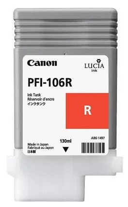 Картридж PFI-106R/ 6627B001 (для Canon imagePROGRAF iPF6300/ iPF6350/ iPF6400/ iPF6400se/ iPF6450) красный