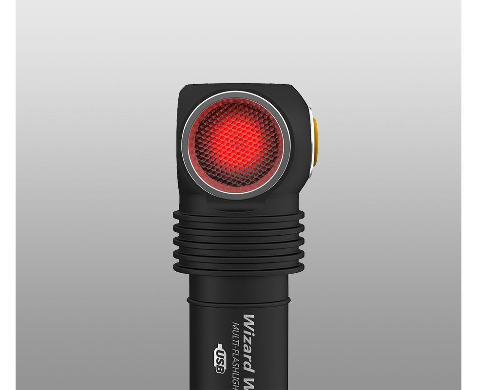 Фонарь Armytek Wizard WR Magnet USB (белый-красный свет) - фото 3 - id-p122902278