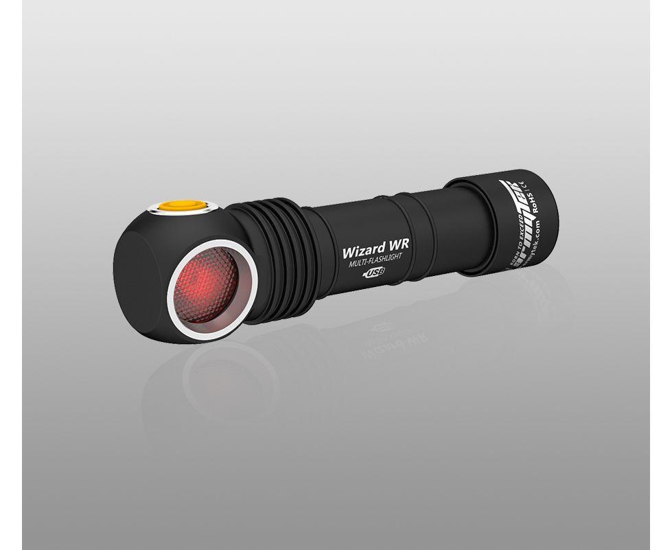 Фонарь Armytek Wizard WR Magnet USB (белый-красный свет) - фото 9 - id-p122902278