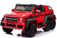 Детский электромобиль RiverToys Mercedes-Benz G63 AMG 4WD A006AA (красный) Лицензия, полноприводной,