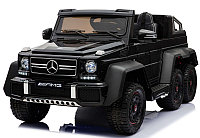 Детский электромобиль RiverToys Mercedes-Benz G63 AMG 4WD A006AA (черный) Лицензия, полноприводной,