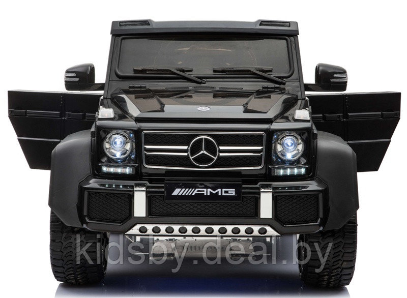 Детский электромобиль RiverToys Mercedes-Benz G63 AMG 4WD A006AA (черный) Лицензия, полноприводной, - фото 5 - id-p122903092