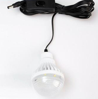 Кемпинговый набор: ручной фонарь, солнечная батарея, 3 лампы-люстры с выключателями - фото 5 - id-p122906937