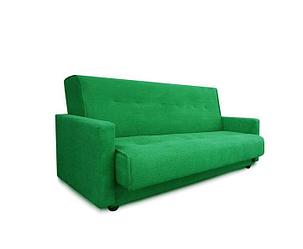 Прямой диван-кровать Крафт, милан зеленый 140 , механизм трансформации книжка, фото 2