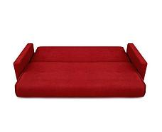 Прямой диван-кровать Крафт, Милан красный 120 , механизм трансформации книжка, фото 3