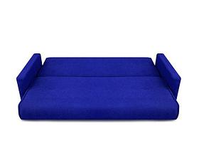Прямой диван-кровать Крафт, милан синий 140, механизм трансформации книжка, фото 2