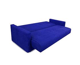 Прямой диван-кровать Крафт, милан синий 140, механизм трансформации книжка, фото 3