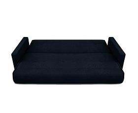 Прямой диван-кровать Крафт, Милан черный 120 , механизм трансформации книжка, фото 2