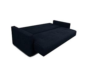 Прямой диван-кровать Крафт, милан черный 140 , механизм трансформации книжка, фото 3