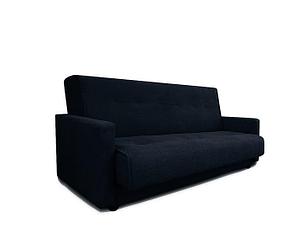 Прямой диван-кровать Крафт, Милан черный 120 , механизм трансформации книжка, фото 2
