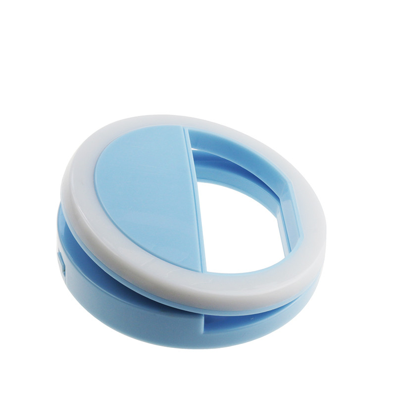 Светодиодное кольцо для селфи (все цвета!) Голубой - фото 1 - id-p122919713