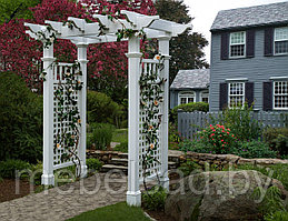 Пергола-арка садовая из массива сосны "Севилья Премиум"