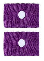 Браслет от укачивания и тошноты универсальный (набор 2 шт.) Фиолетовый