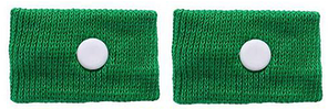 Браслет от укачивания и тошноты универсальный (набор 2 шт.) Зеленый