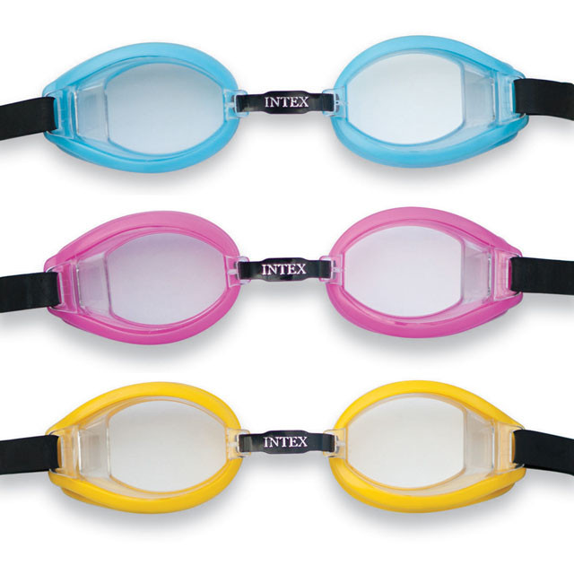 Очки для плавания PLAY от 3 до 8 лет 3 цвета 55602 Intex - фото 1 - id-p122922371