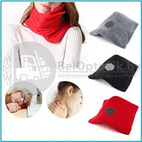 Подушка - шарф для путешествий Travel Pilows The Internal Support Красный, фото 1