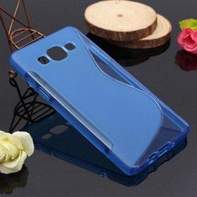 Чехол для Samsung Galaxy A5 (A500F) силикон TPU Case, синий