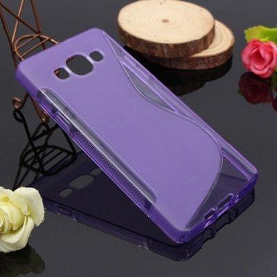 Чехол для Samsung Galaxy A5 (A500F) силикон TPU Case, фиолетовый, фото 2