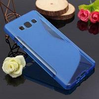 Чехол для Samsung Galaxy A7 (A700F) силикон TPU Case, синий