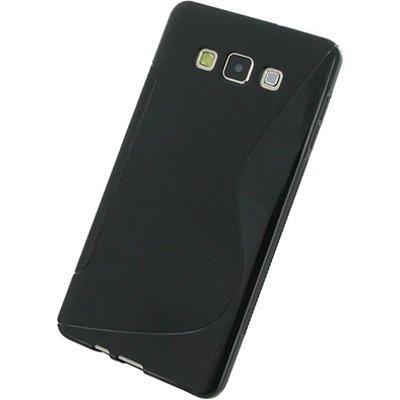 Чехол для Samsung Galaxy A7 (A700F) силикон TPU Case, черный, фото 2