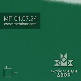 Фасад в пластике HPL МП  01.07.24 (темно-зеленый глянец)