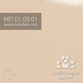Фасад в пластике HPL МП  01.09.01 (бледно-розовый глянец)