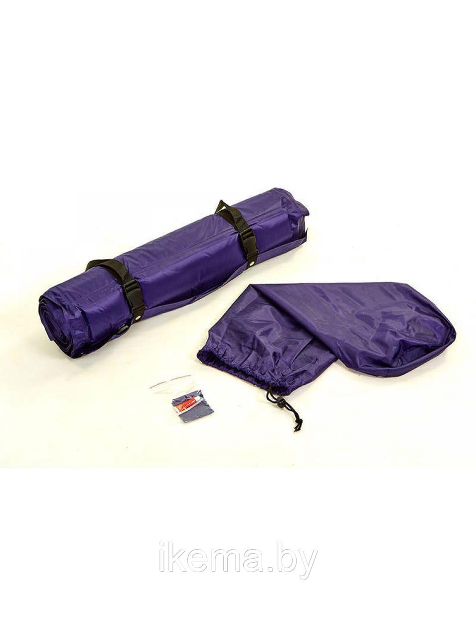 Матрас туристический самонадувающийся с подушкой 190х80х2,5 см. ( SY-118) - фото 2 - id-p115970539