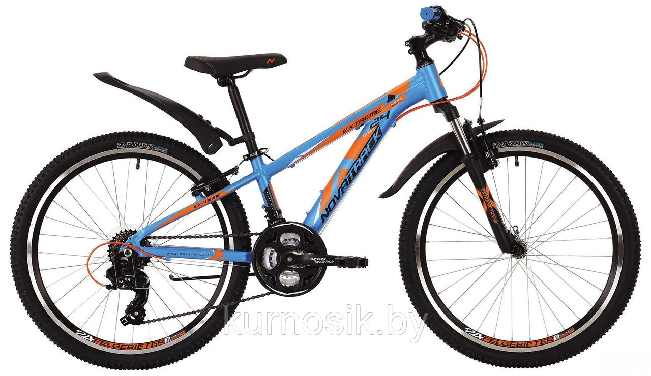 Подростковый велосипед Novatrack Extreme 24" AL синий - фото 1 - id-p122939100