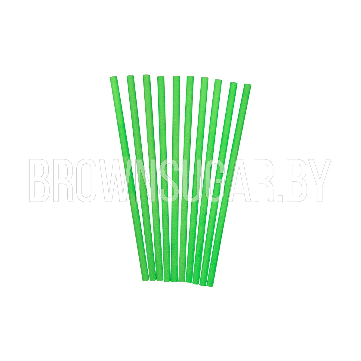 Палочка для кейкпопсов, цвет зелёный (Китай, d 2 мм, длина 10см, 10 шт)