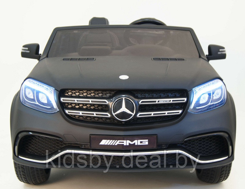 Детский электромобиль RiverToys Mercedes-Benz GLS63 4WD (черный матовый) лицензия - фото 2 - id-p122951665