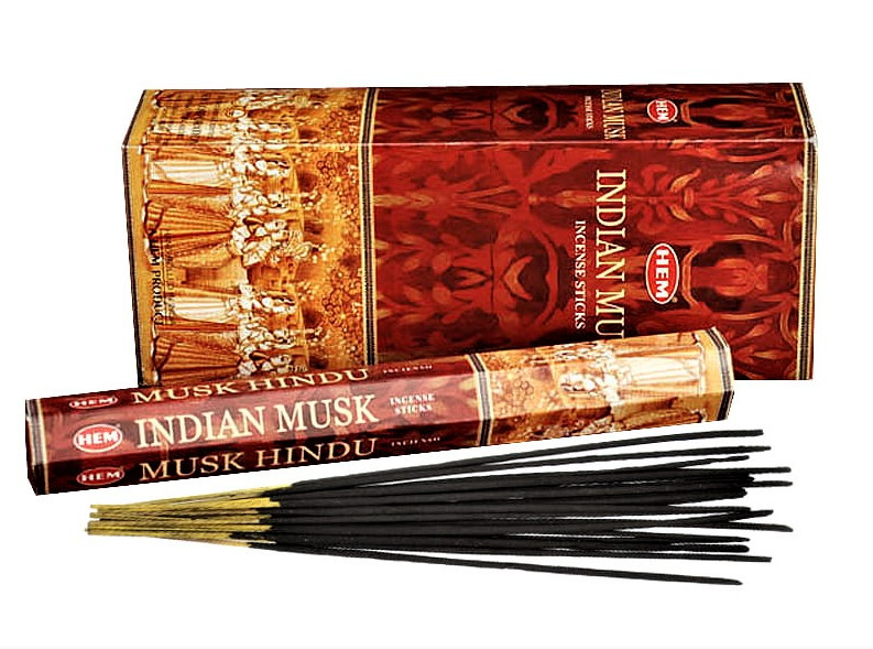 Благовония Индийский Муск (HEM Indian Musk), 20шт – аромат специй