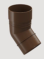 Колено водосточной трубы 45˚ Docke DACHA  светло-коричневое