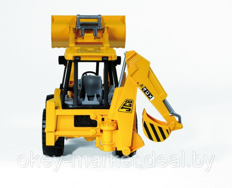 Игрушка Экскаватор погрузчик колёсный JCB 4CX Bruder (Брудер) 02428 - фото 5 - id-p122954124