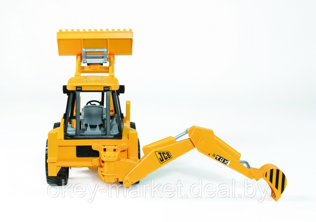 Игрушка Экскаватор погрузчик колёсный JCB 4CX Bruder (Брудер) 02428 - фото 6 - id-p122954124